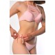 Купальник жіночий персикового кольору чашка В 184175L