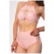 Купальник жіночий персикового кольору чашка В 184176L