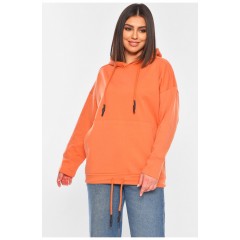 Худые женское на флисе терракотового цвета 184555L