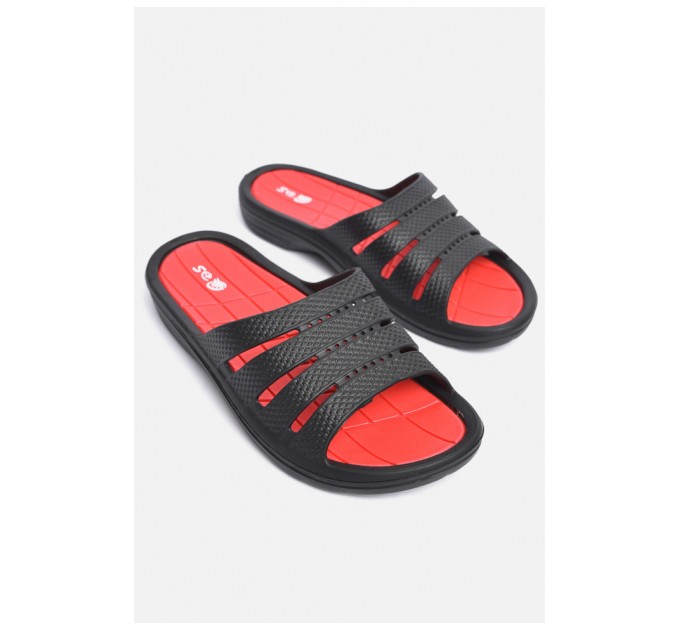 Шльопанці піна чоловічі чорного кольору 184697L