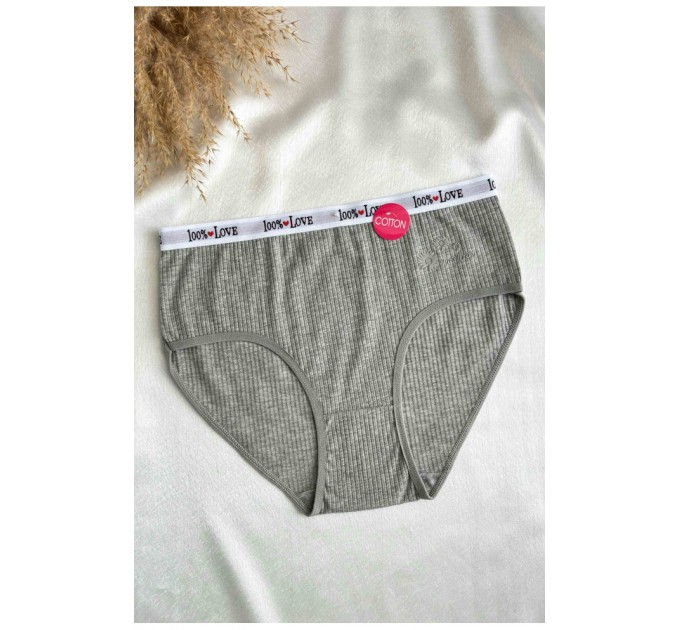 Труси жіночі батальні сірого кольору 184908L