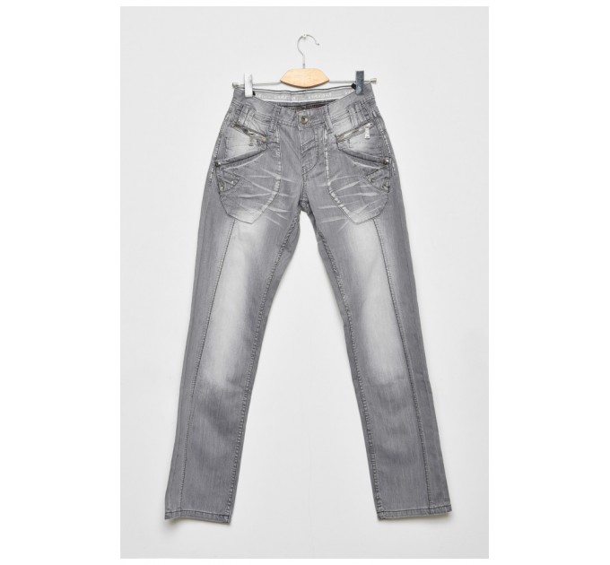 Джинсы мужские серого цвета 185105L