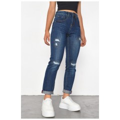 Джинсы женские синего цвета 185445L
