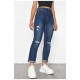 Джинсы женские синего цвета 185445L