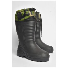 Сапоги мужские пена со съемным носком черного цвета 185805L