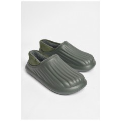 Галоши мужские на меху цвета хаки 186534L