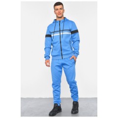 Спортивний костюм чоловічий блакитного кольору 186877L