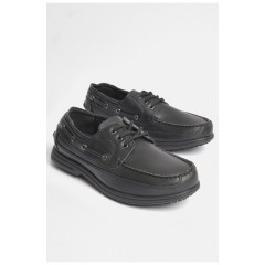 Туфлі чоловічі чорного кольору на шнурівці 186912L