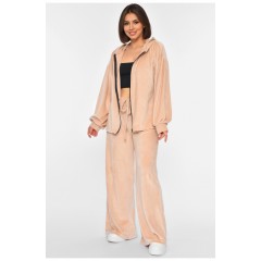 Спортивний костюм жіночий бежевого кольору 187060L