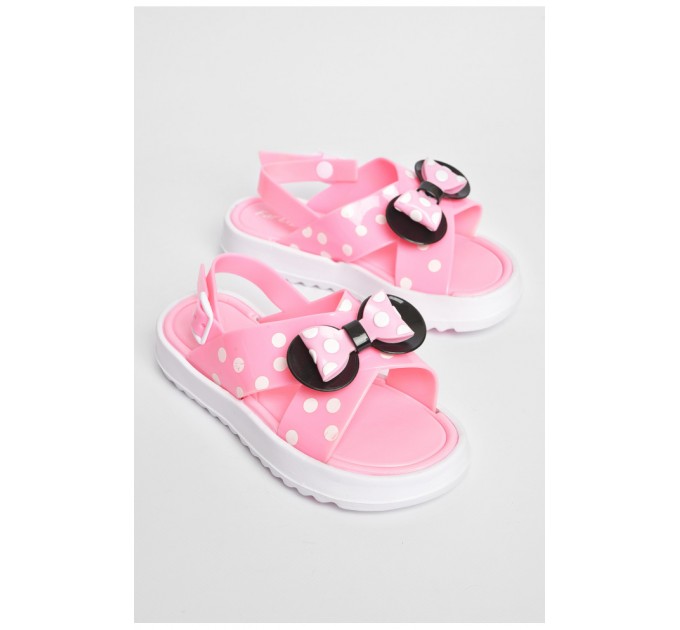 Босоніжки дитячі для дівчинки рожевого кольору 187129L