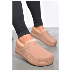 Галоши женские утепленные пудрового цвета 187160L