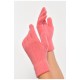 Рукавички жіночі трикотажні з начосом рожевого кольору 187418L
