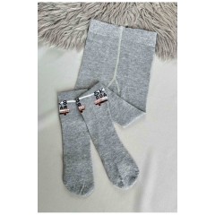 Колготи дитячі для хлопчика сірого кольору 187702L