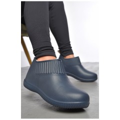 Калоші жіночі утеплені темно-синього кольору 187706L