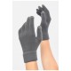Рукавички жіночі сенсорні сірого кольору утеплені 187983L