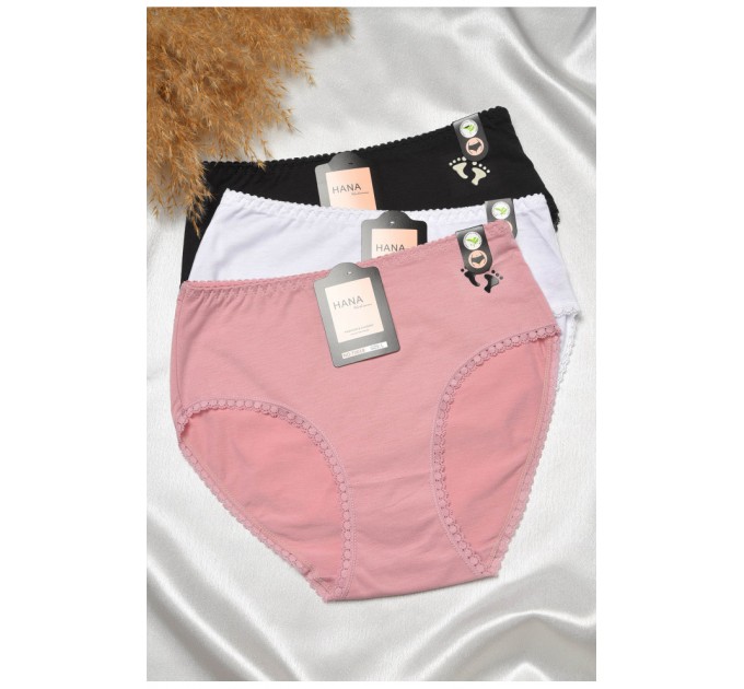 Набір жіночих трусів напівбатальних 3 штуки 188590L
