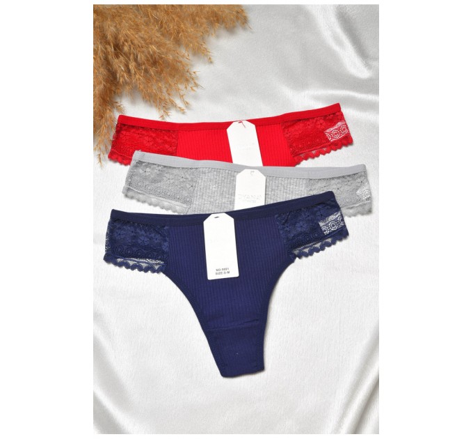 Набор стринг женских 3 штуки 188828L