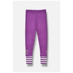 Лосины детские демисезонные для девочки лилового цвета 189144L
