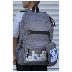 Рюкзак підлітковий для хлопчика сірого кольору 189228L