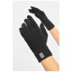 Рукавички жіночі сенсорні чорного кольору утеплені 189519L
