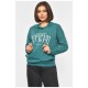 Худі жіноче темно-зеленого кольору 189686L