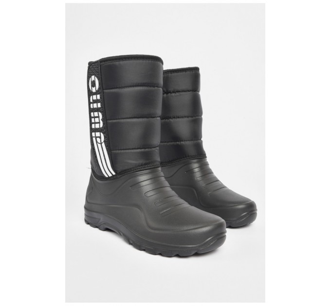 Дутики мужские пена на меху черного цвета 189762L