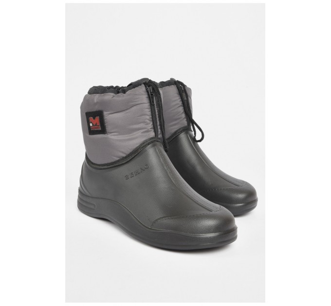 Дутики чоловічі піна на хутрі чорного кольору 189763L