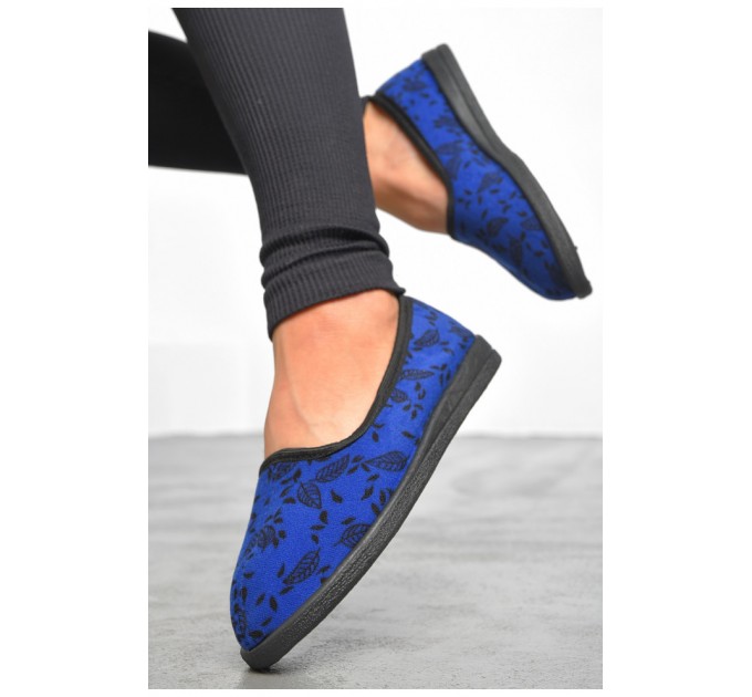 Капці жіночі синього кольору 189813L