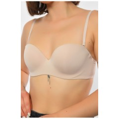 Бюстгальтер женский бежевого цвета чашка С 189958L