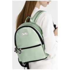 Рюкзак дитячий еко шкіра м'ятного кольору однотонний 190091L