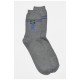 Шкарпетки чоловічі махрові сірого кольору 190323L