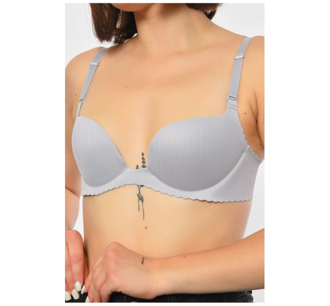 Бюстгальтер женский светло-серого цвета чашка В 190431L