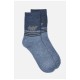 Носки мужские махровые ангоровые синего цвета 190499L