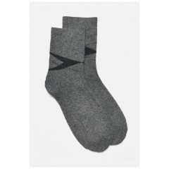 Шкарпетки чоловічі махрові ангорові темно-сірого кольору 190525L Шкарпетки чоловічі махрові ангорові темно-сірого кольору 190525L