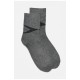 Носки мужские махровые ангоровые темно-серого цвета 190525L