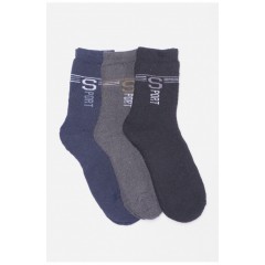 Набір шкарпеток чоловічих махрових 3 штуки 190665L
