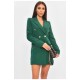 Сукня-піджак жіноча однотонна зеленого кольору 191006L