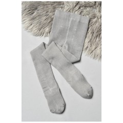 Колготи дитячі махрові для хлопчика однотонні сірого кольору 191662L