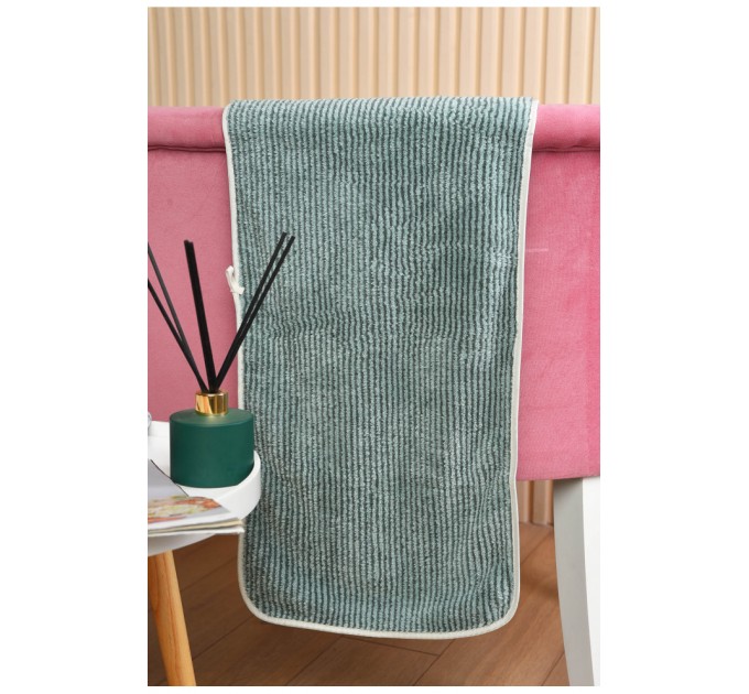 Рушник кухонний мікрофібра м'ятного кольору розмір 35*70 см 191832L