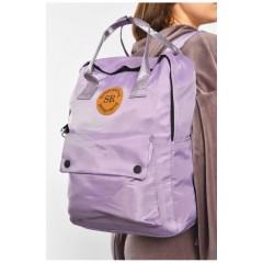 Рюкзак жіночий текстильний бузкового кольору 192066L