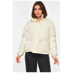 Куртка женская демисезонная бежевого цвета 192131L