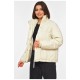 Куртка жіноча демісезонна молочного кольору 192132L