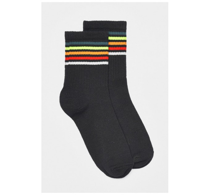 Шкарпетки жіночі демісезонні чорного кольору 192311L