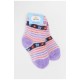 Шкарпетки дитячі ангорові фіолетового кольору з принтом 192436L
