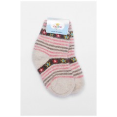 Шкарпетки дитячі ангорові сірого кольору з принтом 192442L Шкарпетки дитячі ангорові сірого кольору з принтом 192442L