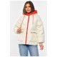 Куртка жіноча демісезонна молочного кольору 192458L