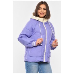 Куртка жіноча демісезонна бузкового кольору 192459L
