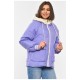Куртка женская демисезонная лилового цвета 192459L