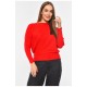Светр жіночий червоного кольору 192504L