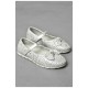 Балетки для дівчинки сріблястого кольору 192509L